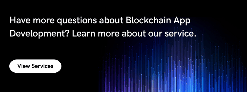 Blockchain app development-service banner